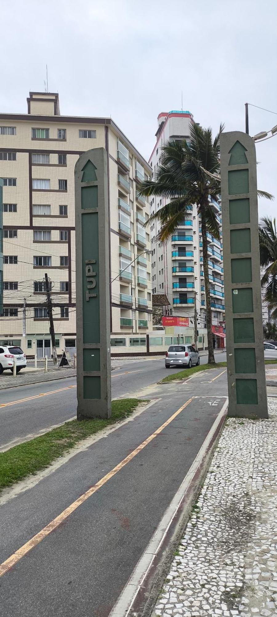 Flat with the sea view Apartamento Praia Grande  Exterior foto